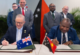 Anthony Albanese and James Marape