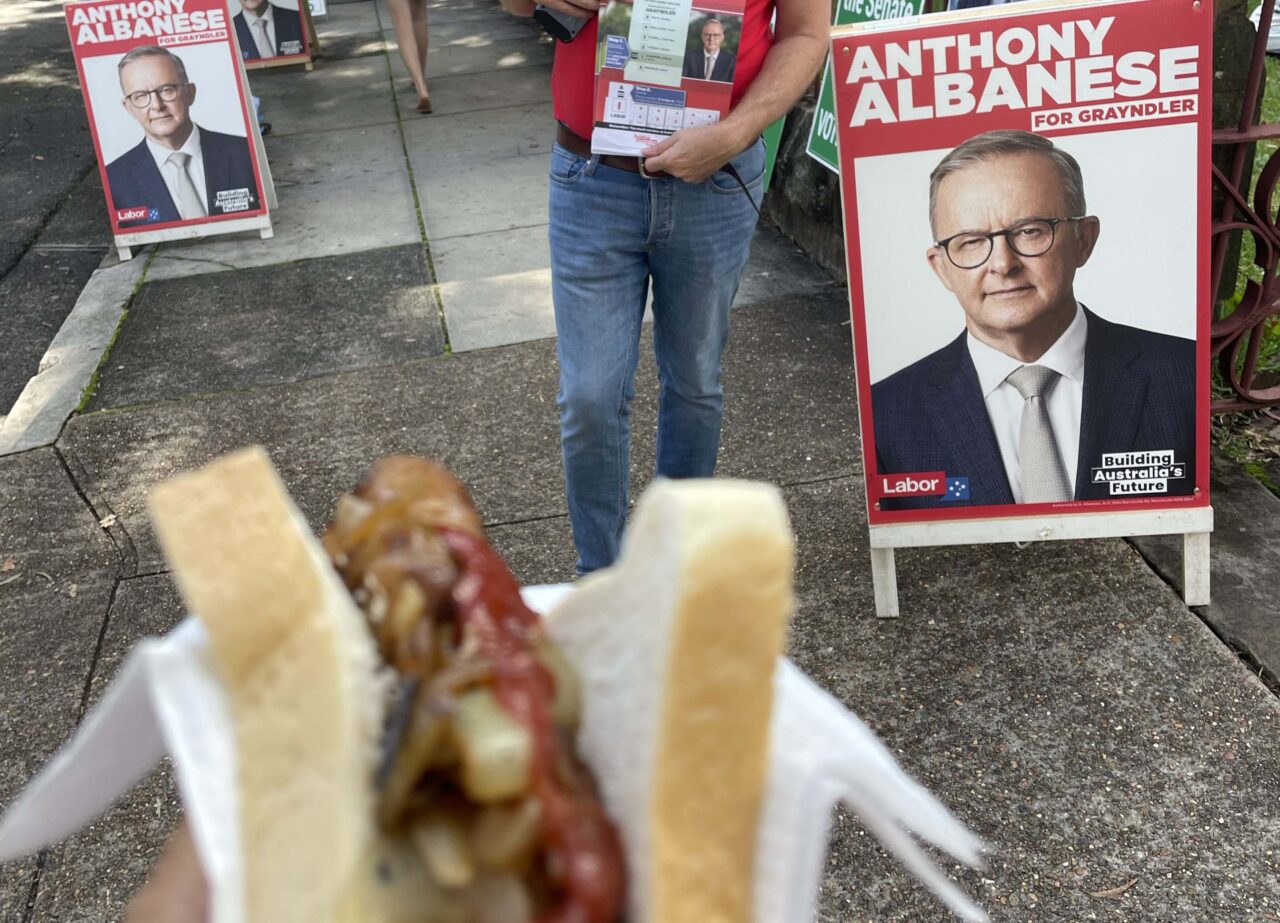 Election day sausage. May 2025