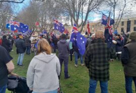 March for Australia rally in Hobart