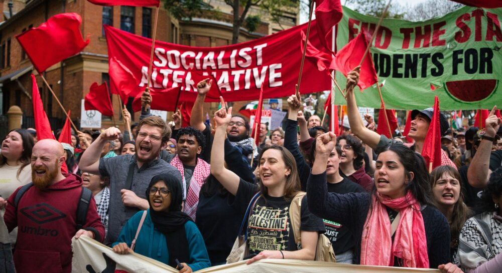 Socialist Alternative street march