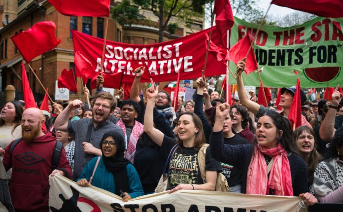 Socialist Alternative street march