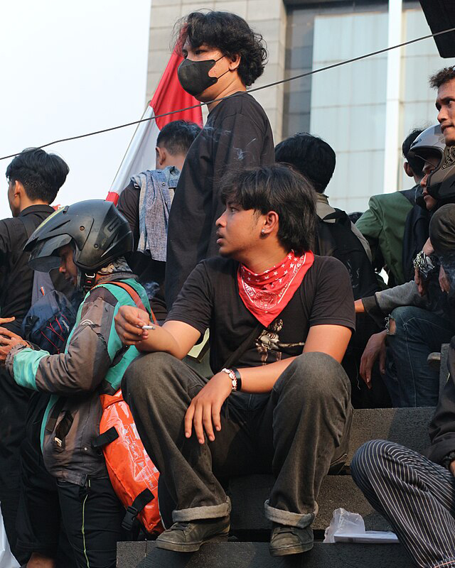 Indonesian youth protest in Jakarta, August 2025