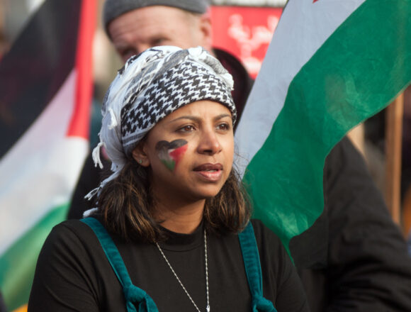 Gaza ceasefire demonstration, London 2023. Photo: Tim Dennell/Flickr