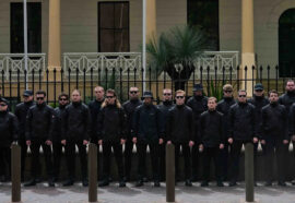 neonazis at NSW parliament house November 2025