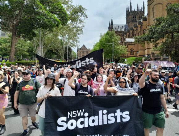NSW Socialists rally January 2026